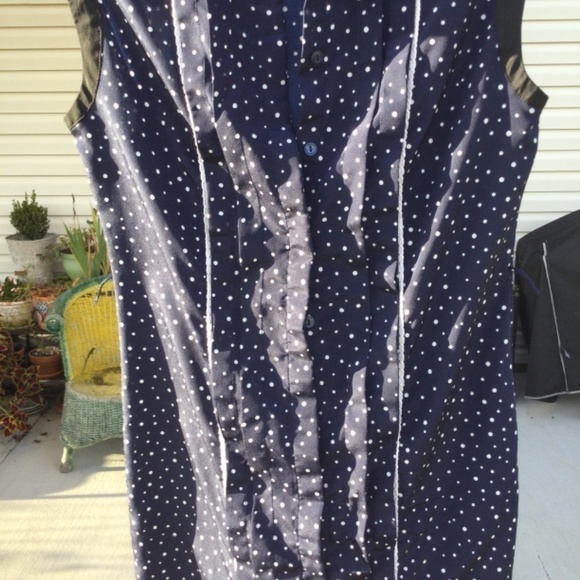 Jason Wu for Target Navy Polka Dit Sleeveless Dress - Picture 5 of 10